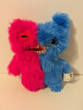 Fuggler Misfit Monsters Plush Buttons Mr Screech Pink Blue Mixed 2 In 1 9”